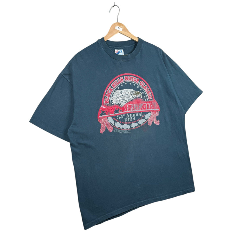 Vintage Motorcycle Rally Biker Eagle Graphic T-Shirt