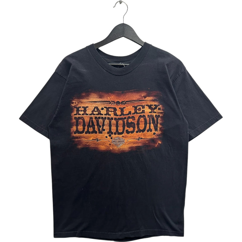 Vintage Harley Davidson Chest Spellout Tifton Georgia Tee