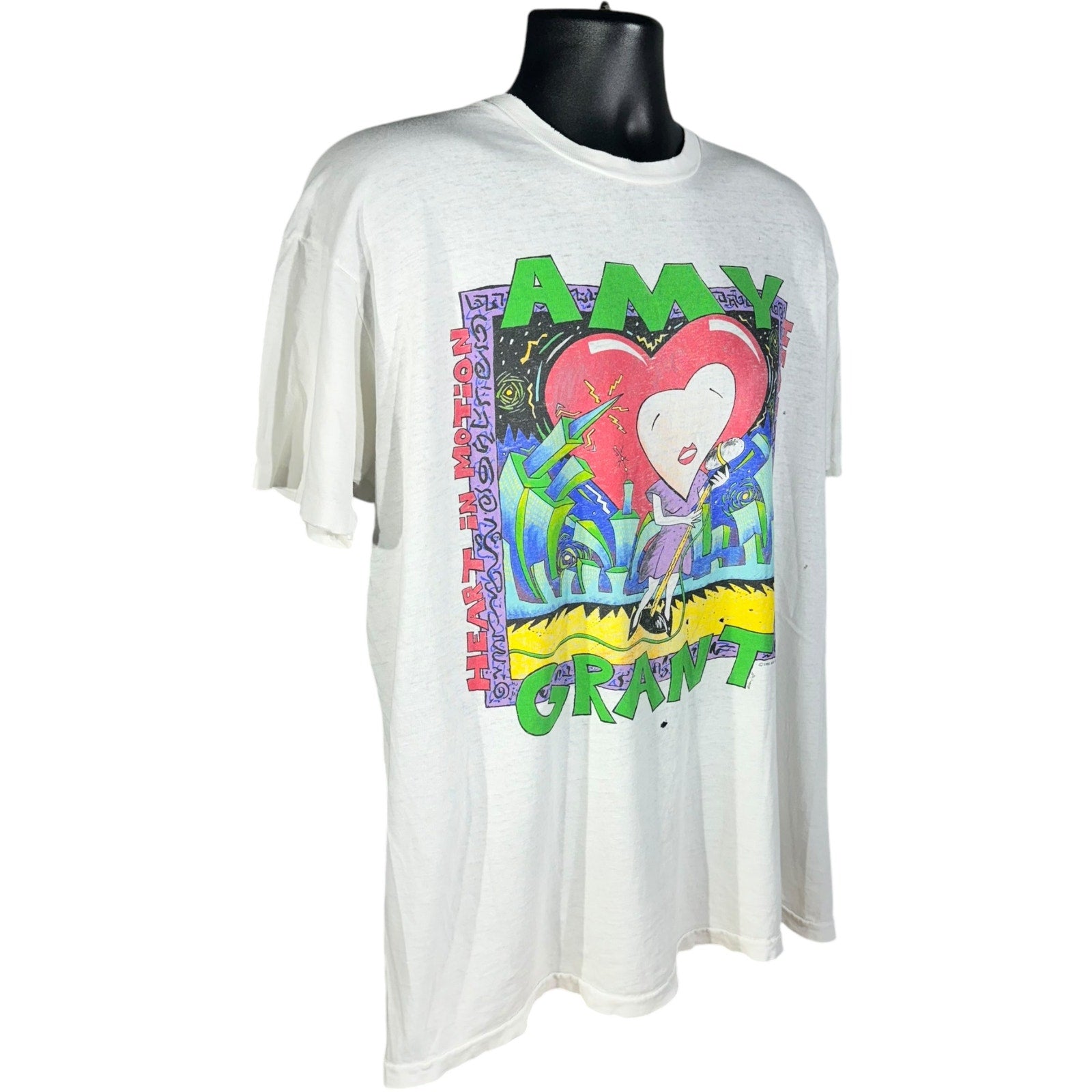 Vintage Amy Grant Heart In Motion Tour Tee 1991