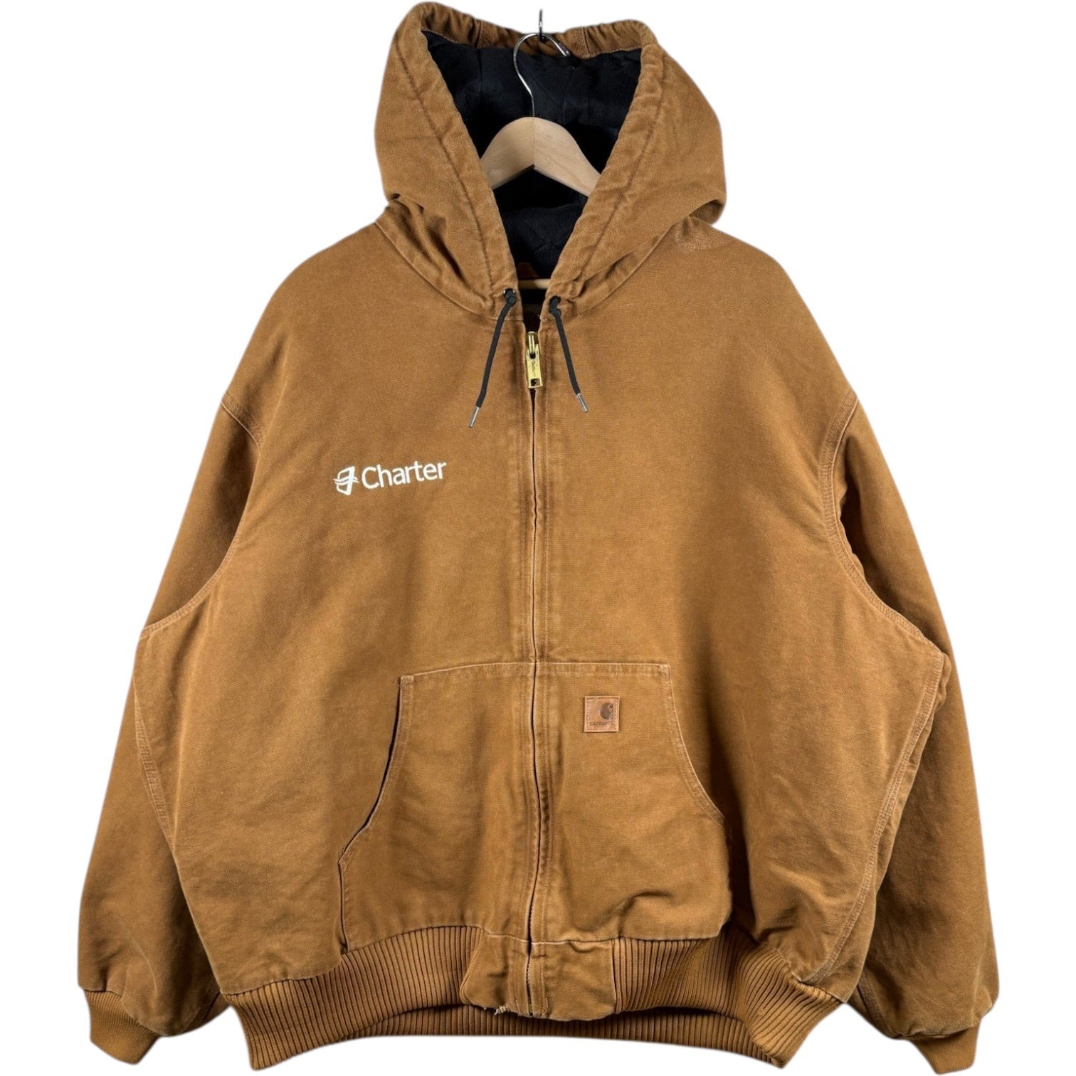 Vintage Carhartt Insulated Active Jac Hoodie Full Zip Jacket