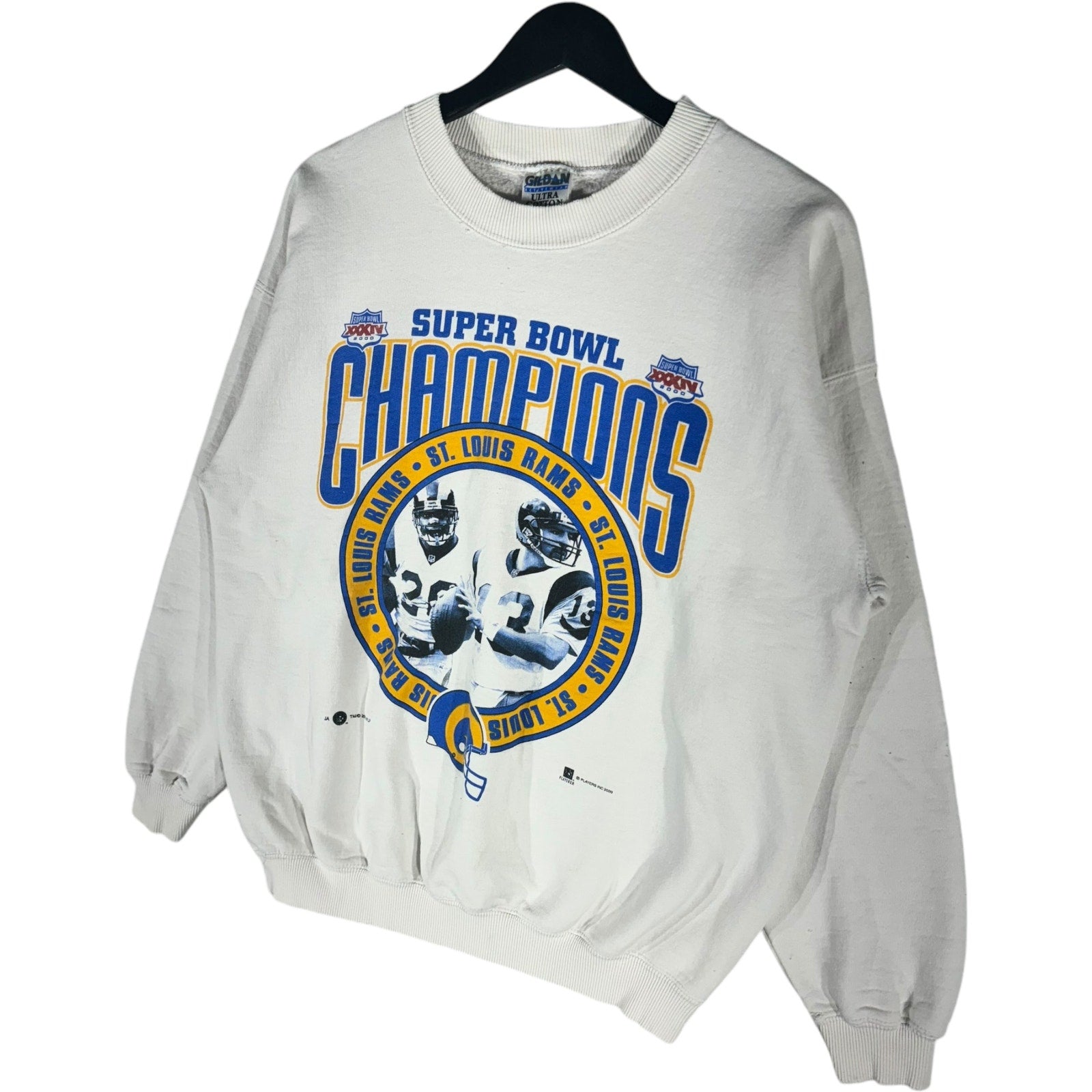 Vintage NFL St. Louis Rams Super Bowl 34 Champions Crewneck