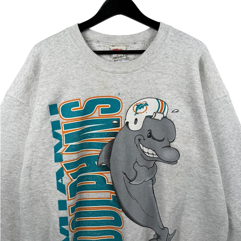 Vintage Miami Dolphins Graphic NFL Crewneck