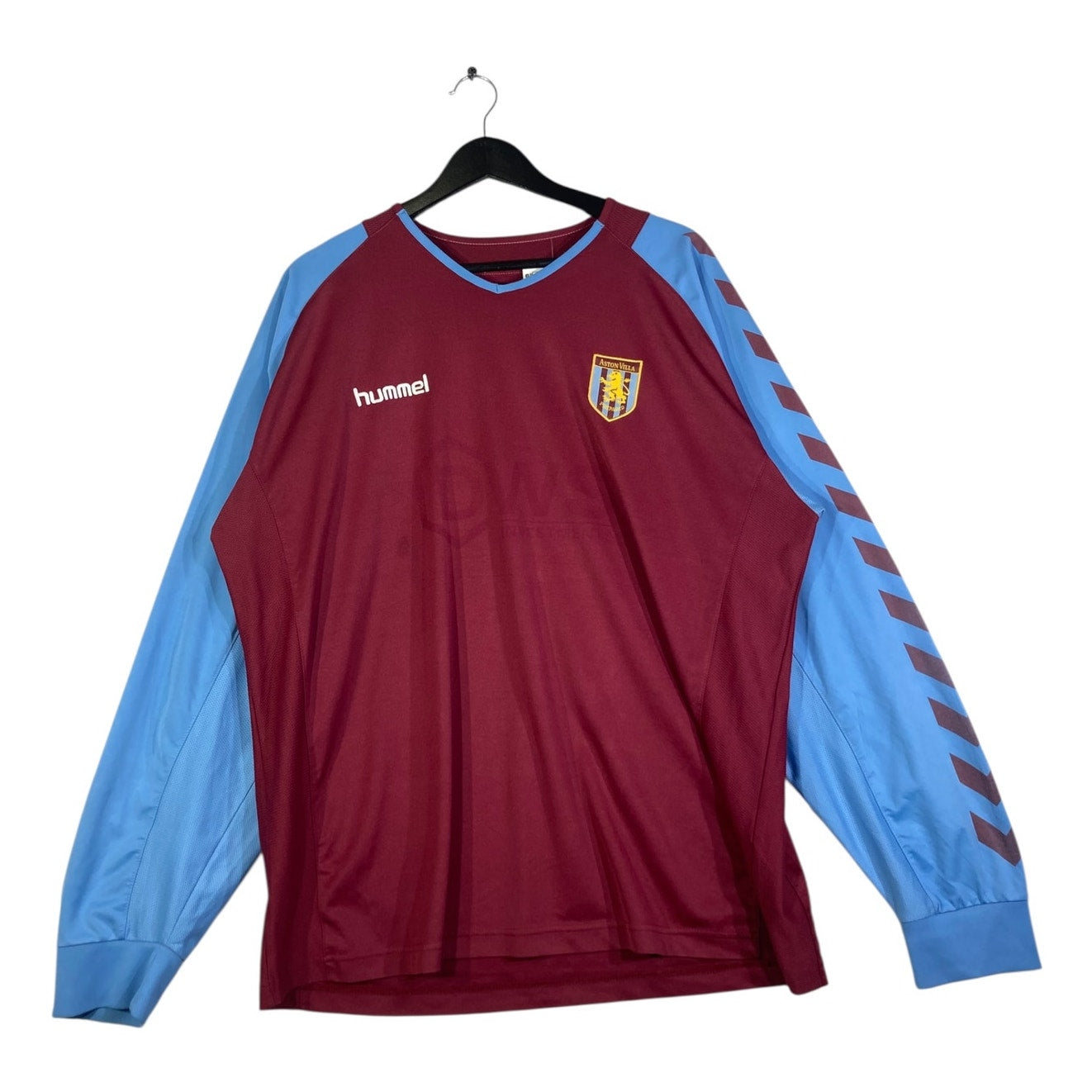 Vintage Aston Villa FC Hummel Soccer Jersey