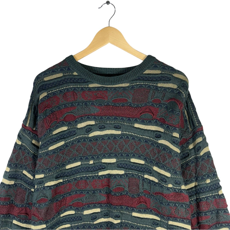 Vintage Coogi Wool 3D Knit Sweater