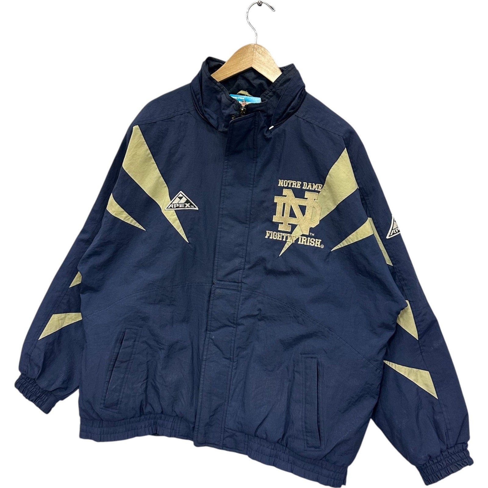 Vintage Notre Dame Fighting Irish Puffer Jacket