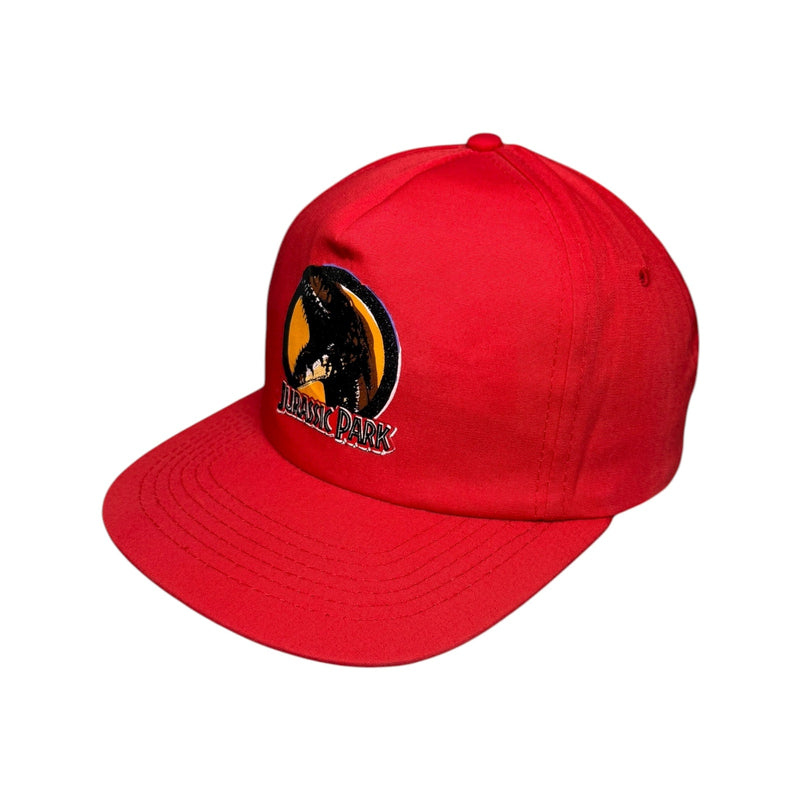 Vintage Jurassic Park Snapback Hat Red Men's OSFA