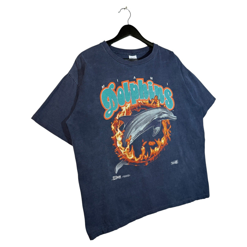 Vintage Salem Sportswear Miami Dolphins Graphic NFL T-Shirt