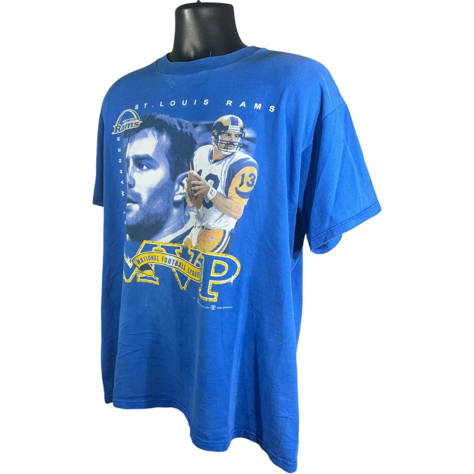 Vintage NFL St. Louis Rams Kurt Warner Tee