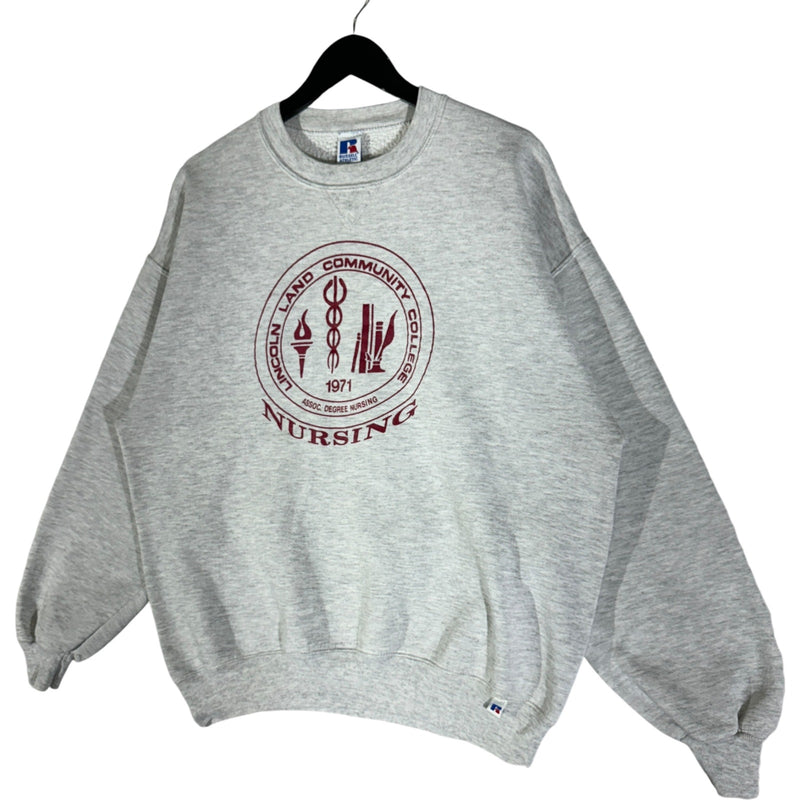 Vintage Russell Lincoln Land Community College Crewneck