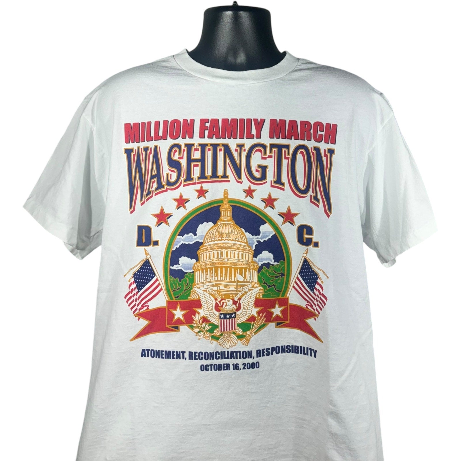 Vintage Washington D.C. Million Family March Tee