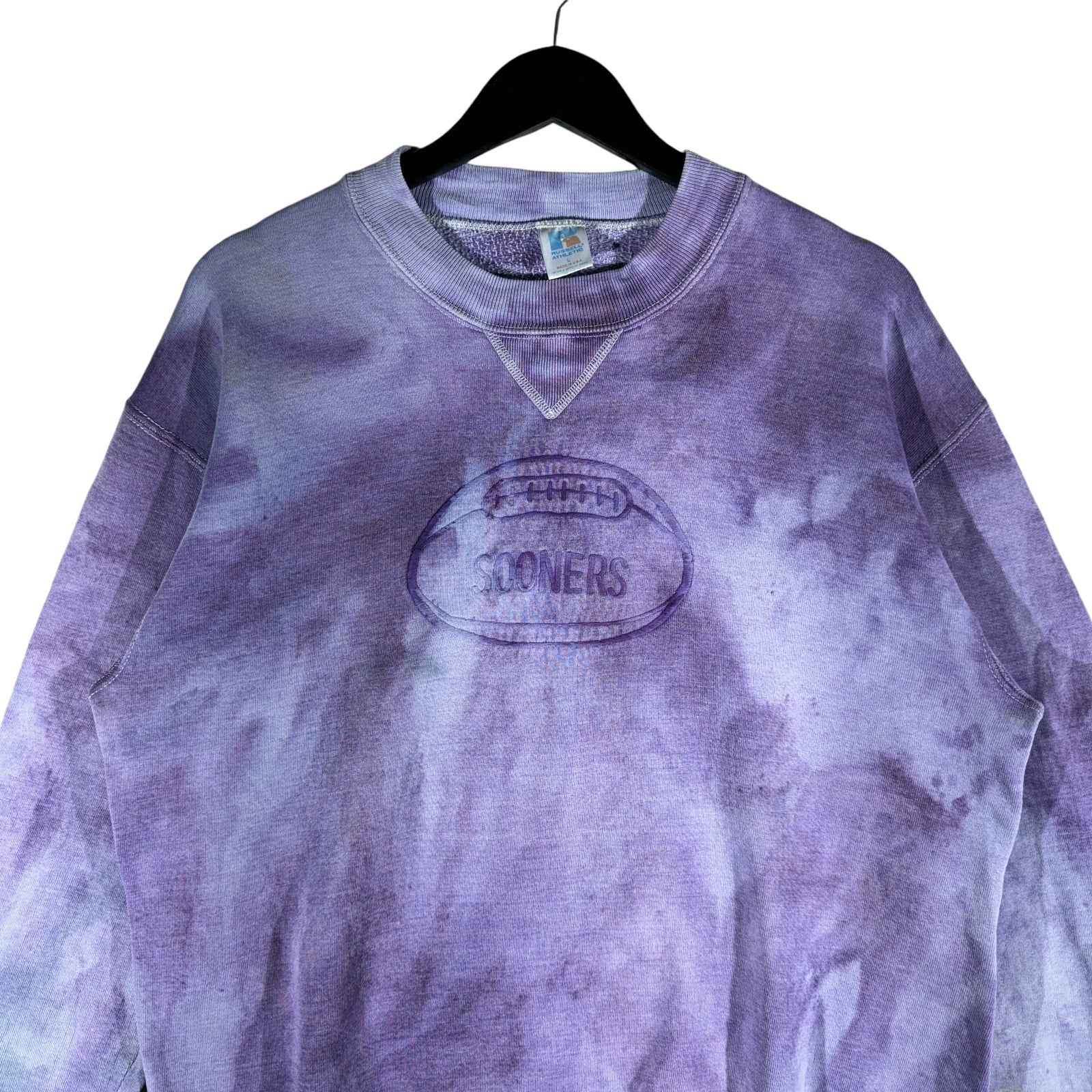 Vintage Oklahoma Sooners Tie Dye Crewneck