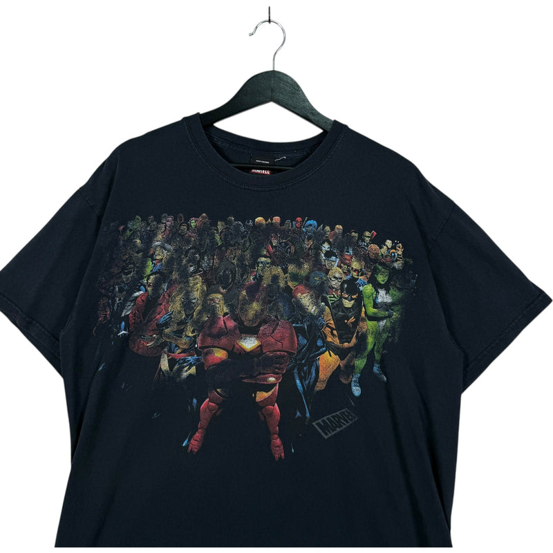 Vintage Villans & Superheros Marvel Tee