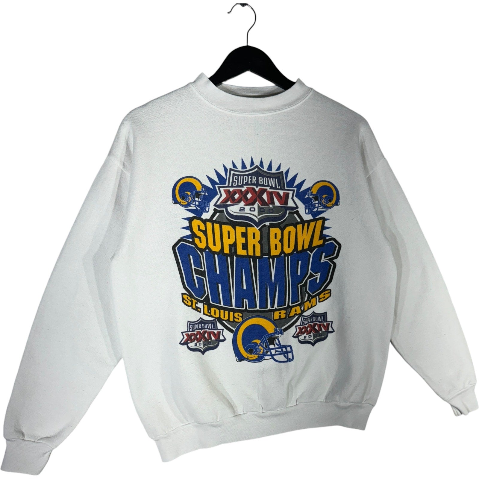 Vintage St. Louis Rams Super Bowl Champions Crewneck 2000