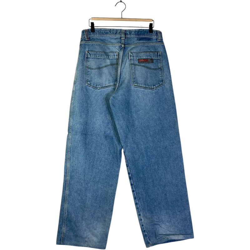 Vintage Chico Straight Leg Utility Denim Jeans Large