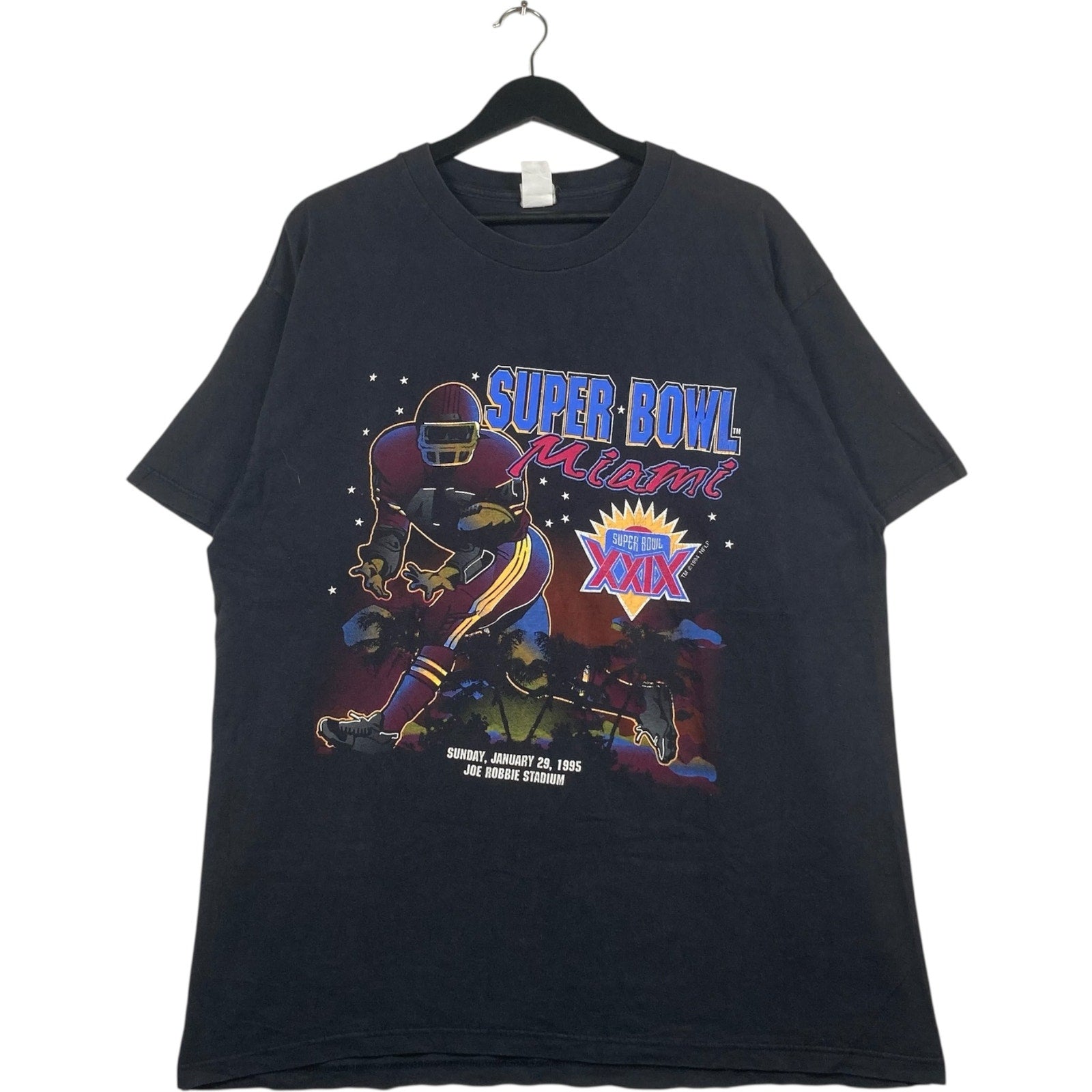 Vintage 49er Vs. Chargers Super Bowl NFL Tee 1994
