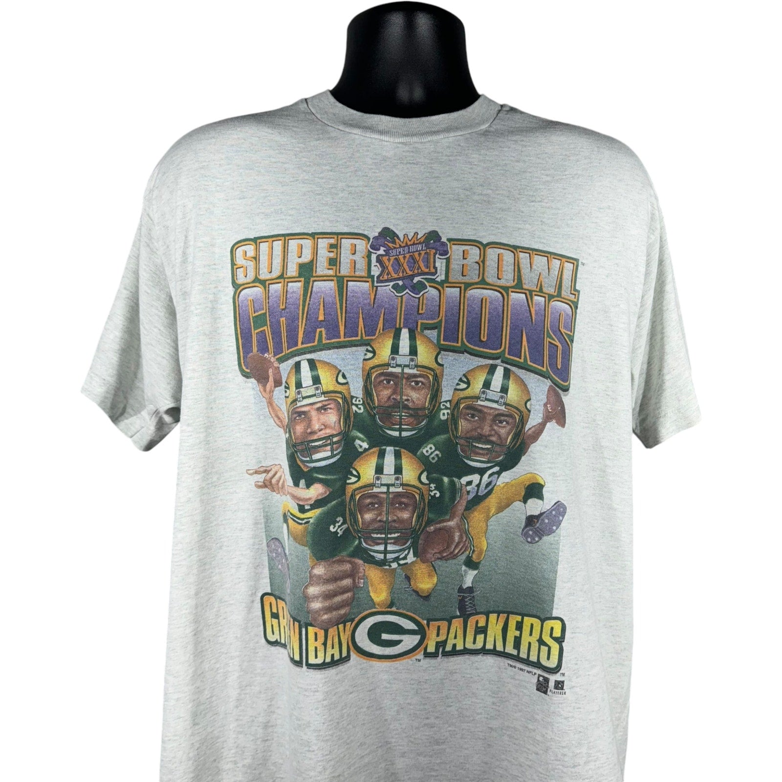 Vintage Green Bay Packers Super Bowl XXXI Champions Tee