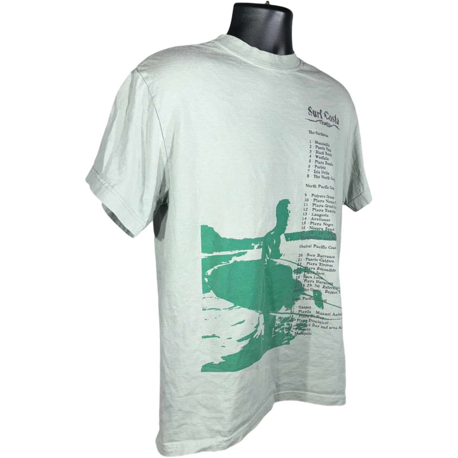 Vintage Costa Rica "Surf Map" Tee