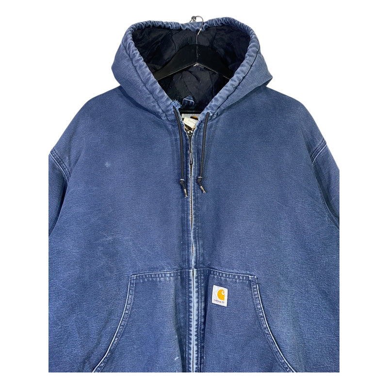 Vintage Carhartt Full Zip Workwear Hooded Jacket