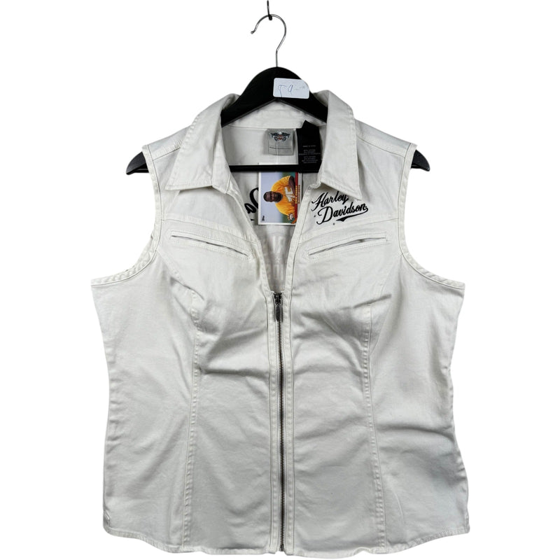 Vintage Harley Davidson Biker Vest