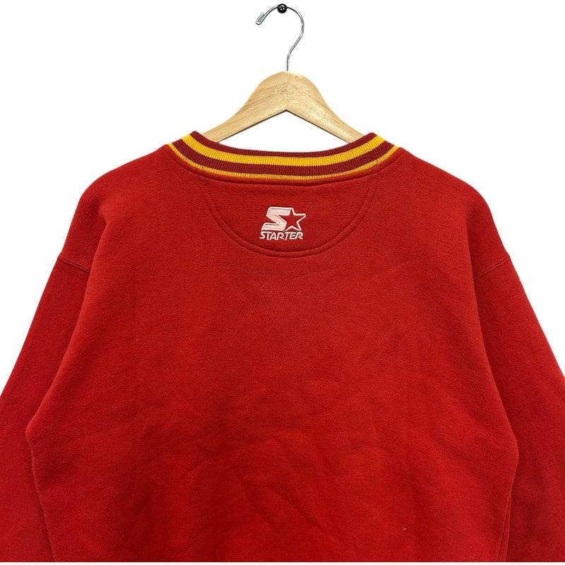 Vintage Starter Kansas City Chiefs Spellout Pullover NFL Crewneck