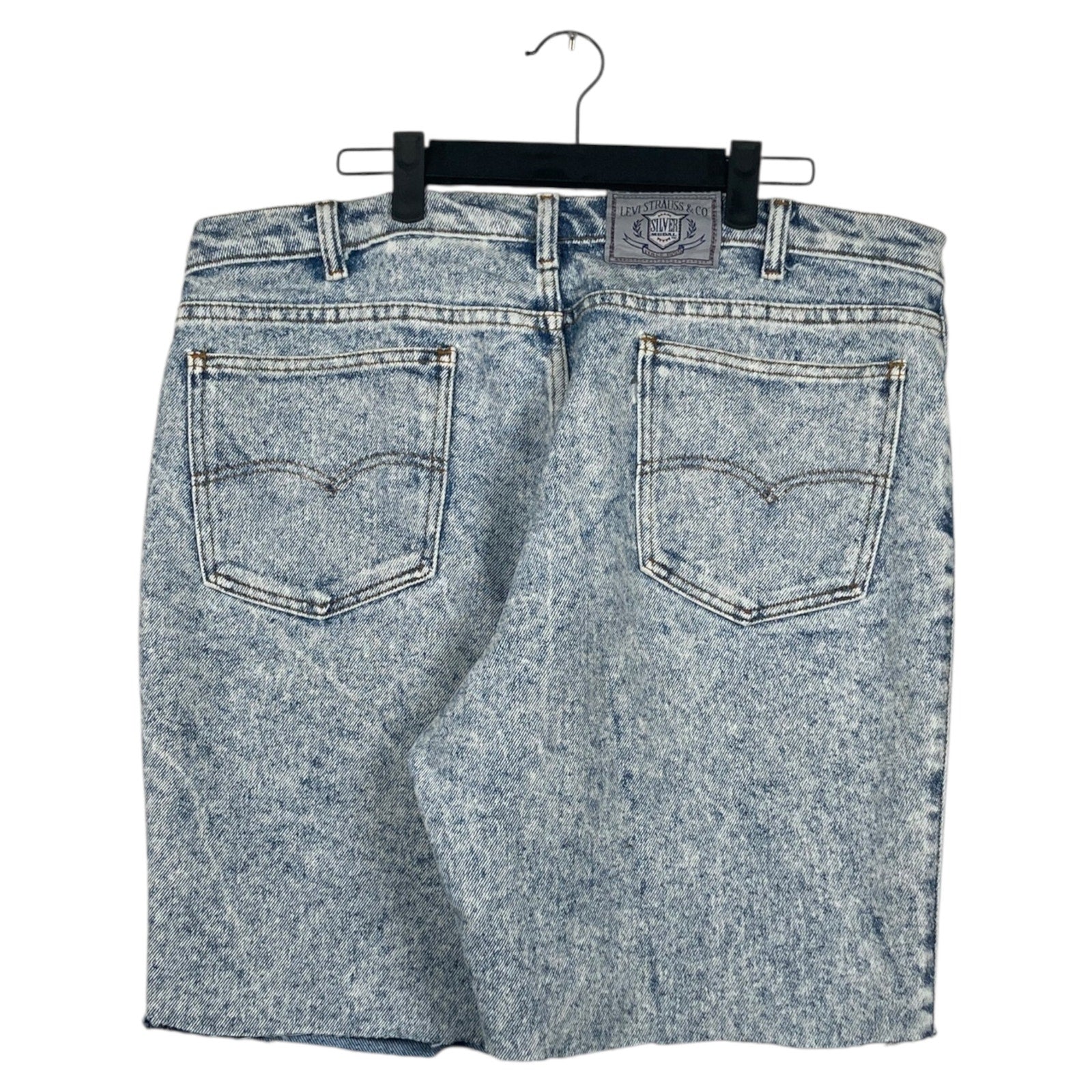 Vintage Levi's Acid Wash Denim Shorts 38