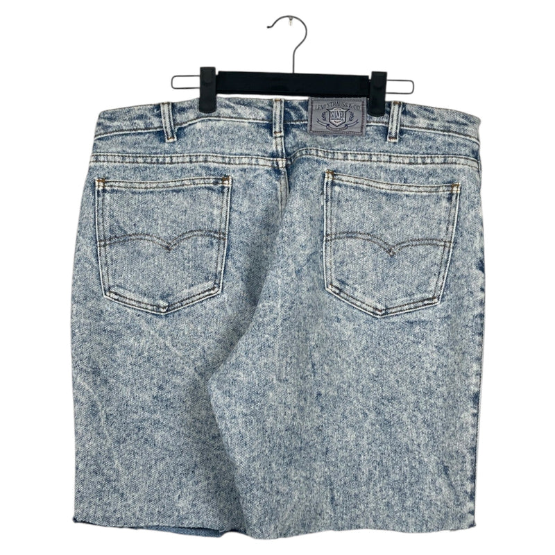 Vintage Levi's Acid Wash Denim Shorts 38