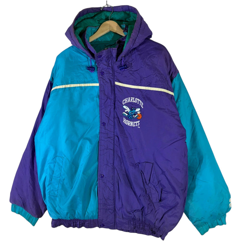 Vintage Charlotte Hornets NBA Starter Puffer Jacket