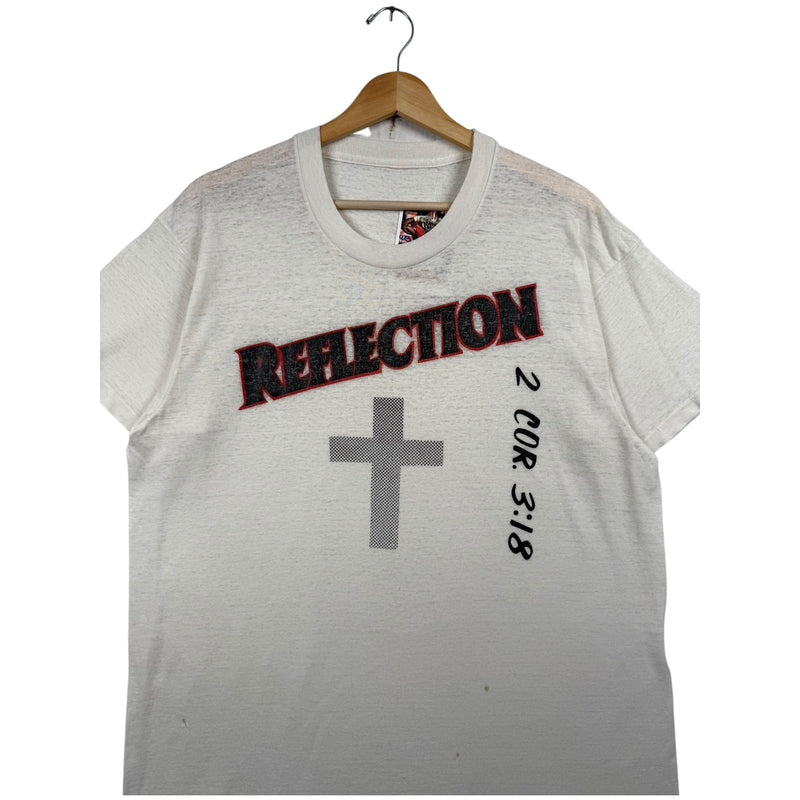 Vintage Reflection Cross 2 Cor 3:18 Graphic T-Shirt
