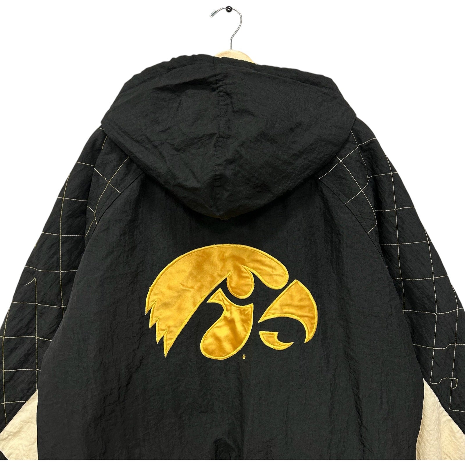 Vintage Starter University of Iowa Hawkeyes Logo Puffer Jacket