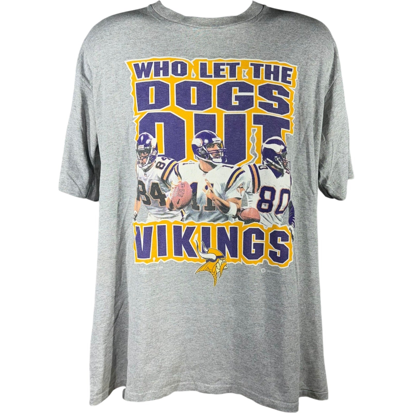 Vintage Minnesota Vikings "Who Let The Dogs Out" Tee