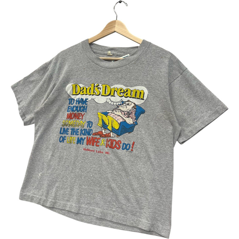 Vintage Dad's Dream Hubbard Lake, MI Tee