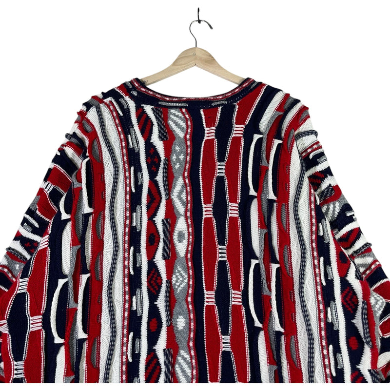 Vintage 3D Knit Sweater