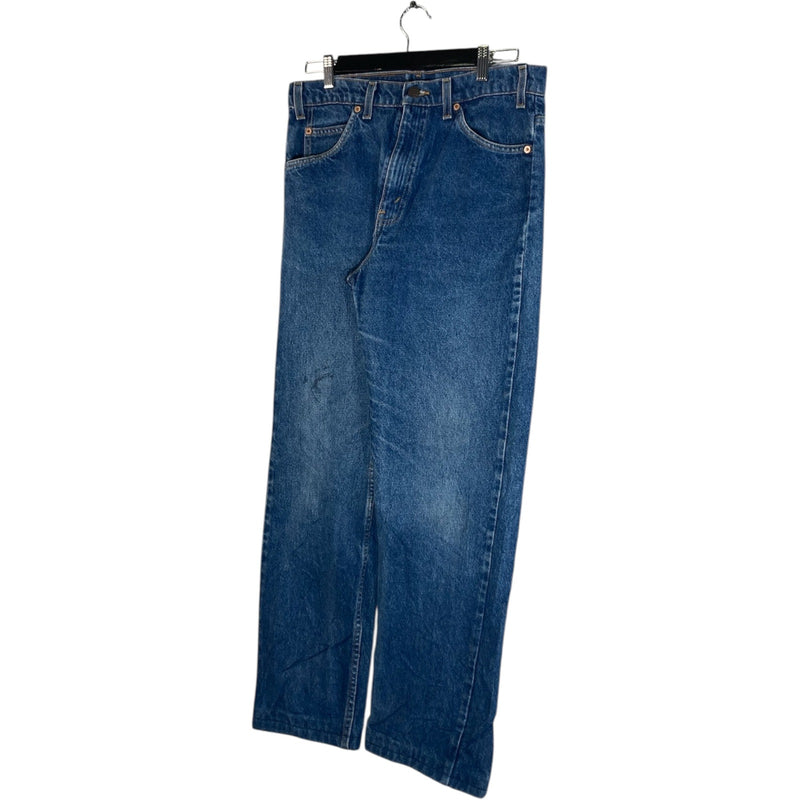 Vintage Levi's 505 Paisley Pocket Straight Leg Jeans 33 x 34