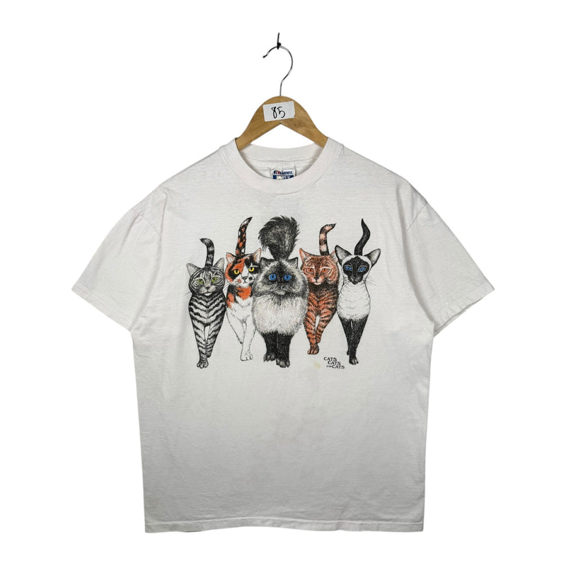 Vintage Cats Graphic T-Shirt