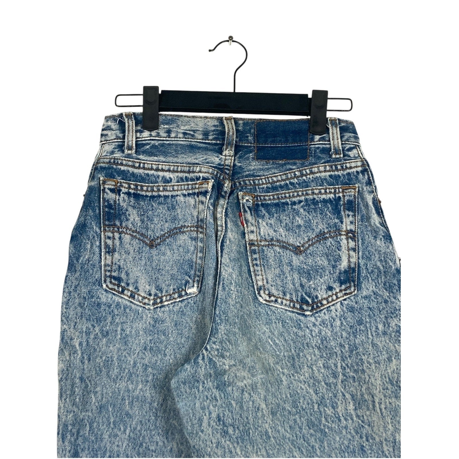 Vintage Levis Acid Wash Denim Cut Off Shorts 26