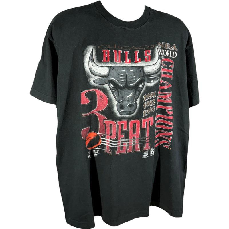 Vintage Chicago Bulls 3 Peat Champions Tee 1993