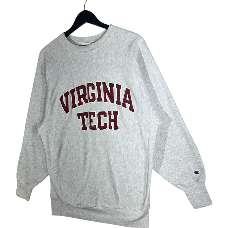 Vintage Champion Virginia Tech Large Spellout Crewneck