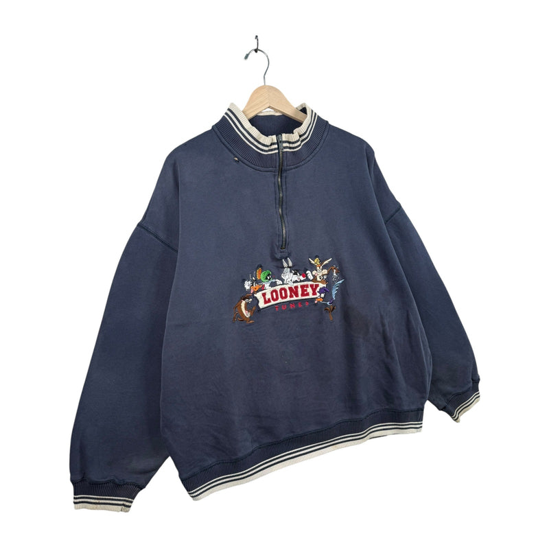 Vintage Warner Bros Looney Tunes 1/4 Zip Sweater