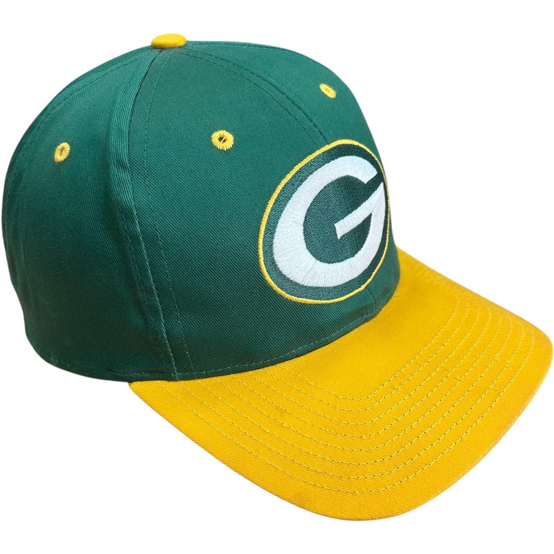 Vintage Green Bay Packers Logo Embroidered NFL Snapback Hat