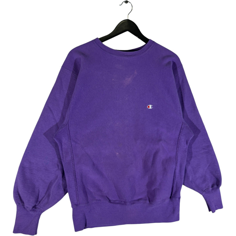 Vintage Champion Reverse Weave Logo Crewneck 90's