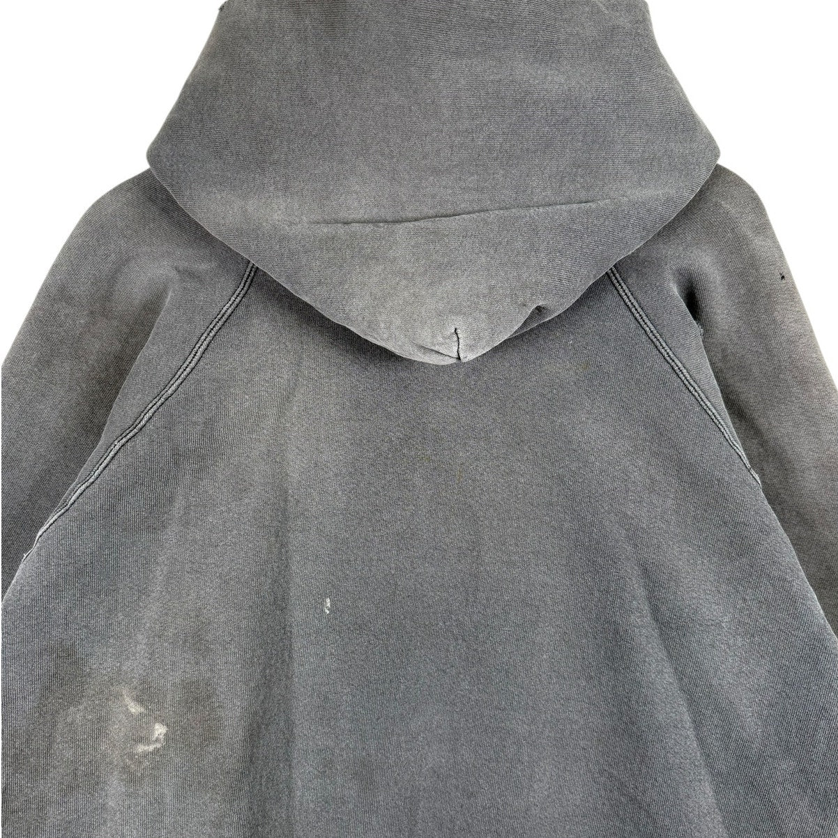 Vintage Adidas Trefoil Logo Distressed Hoodie