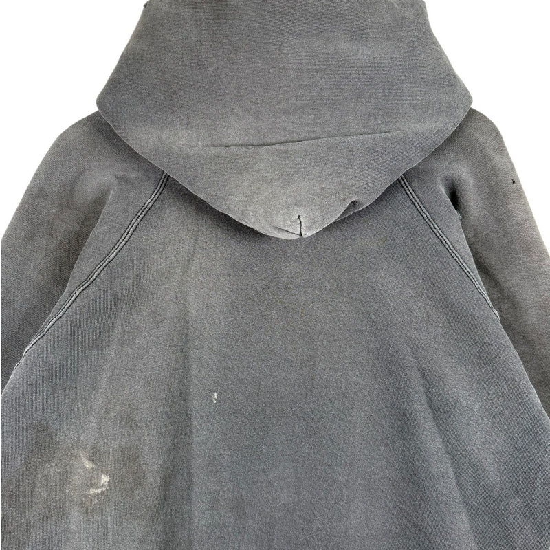 Vintage Adidas Trefoil Logo Distressed Hoodie