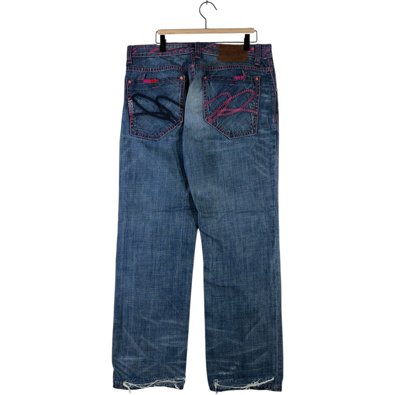 Vintage Parish Straight Leg Denim Jeans