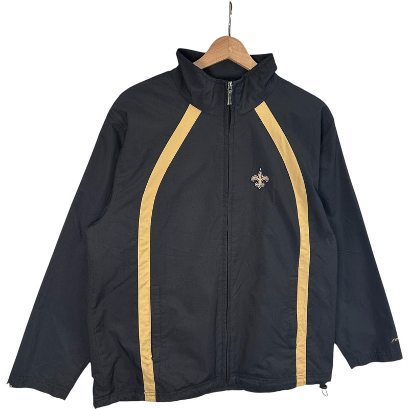 Vintage Reebok New Orleans Saints NFL Full Zip Light Jacket