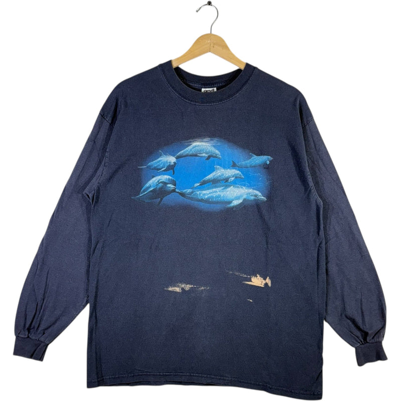 Vintage Dolphin Marine Life Long Sleeve