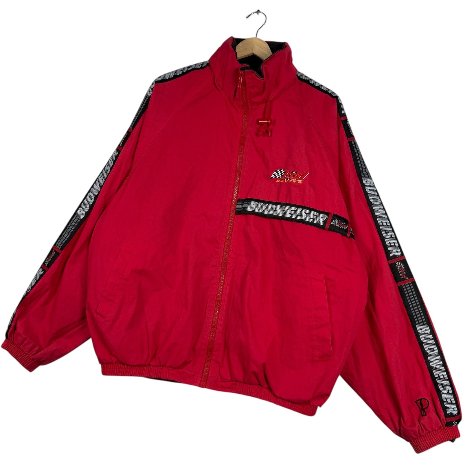 Vintage Pro Player Budweiser Bud Racing Windbreaker