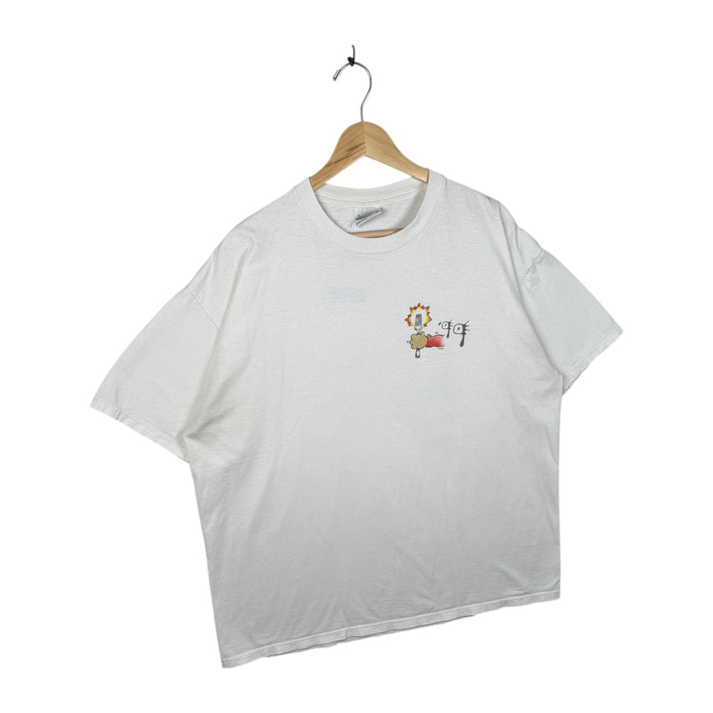 Vintage Graduation Cartoon Graphic T-Shirt