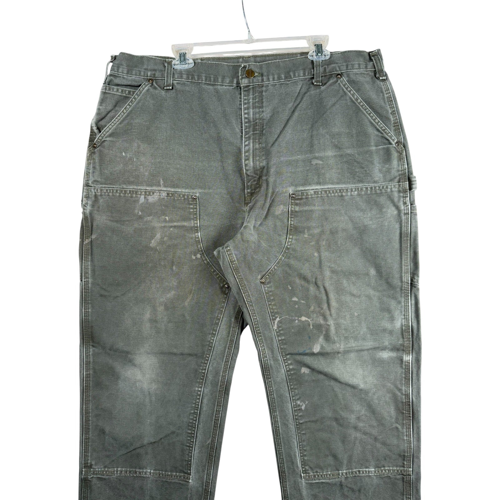 Vintage Carhartt Double Knee Carpenter Canvas Work Pants 42