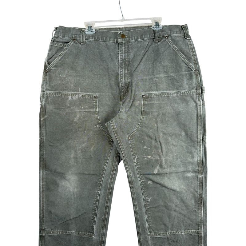 Vintage Carhartt Double Knee Carpenter Canvas Work Pants 42