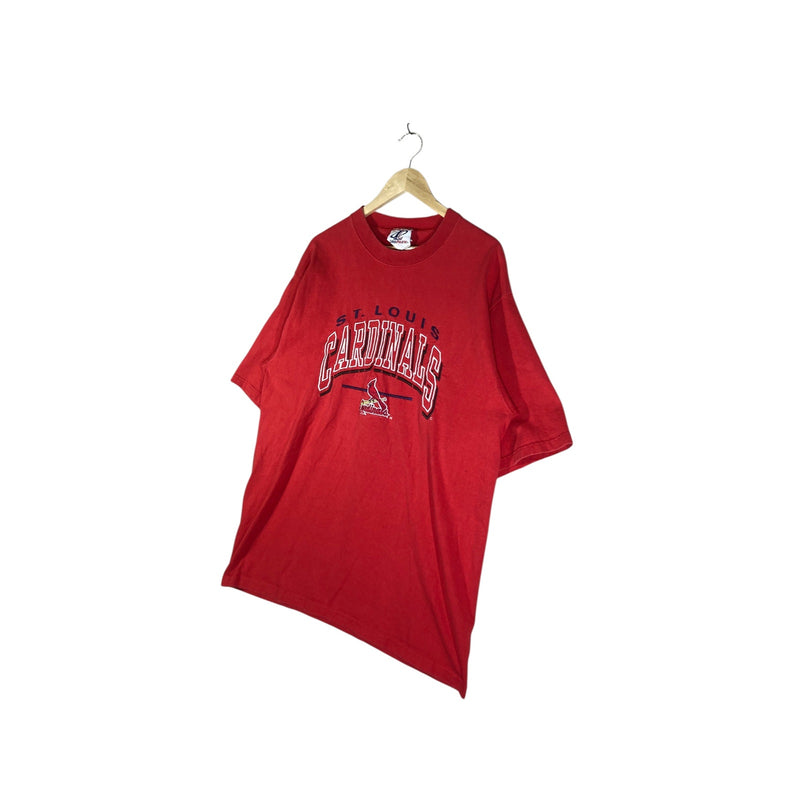 Vintage St. Louis Cardinals Chest Spellout MLB T-Shirt